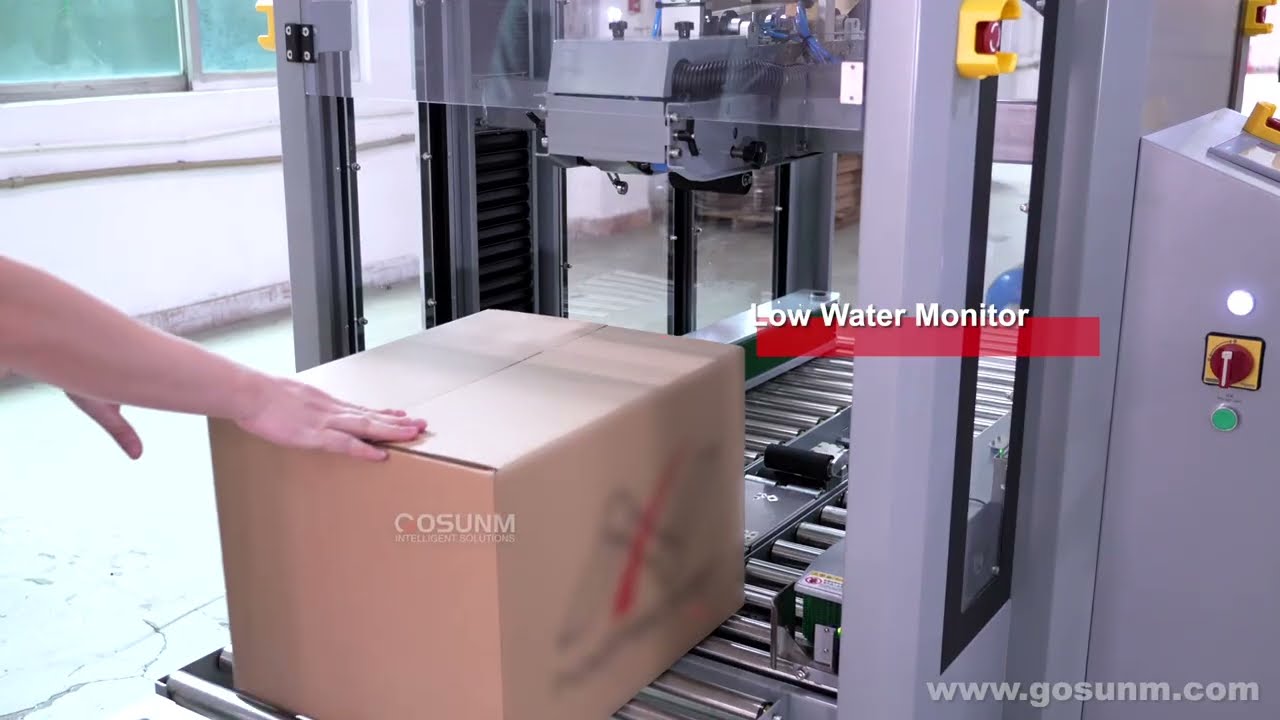 New automatic wet kraft paper carton sealing machine