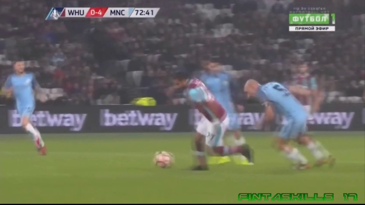 Dimitri Payet Great Nutmeg Vs Manchester City (FA Cup 2016/2017)