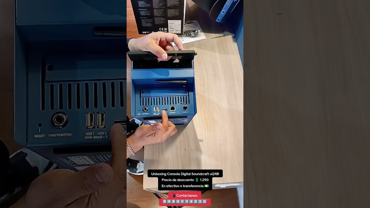 Unboxing Consola Digital Soundcraft ui24R 