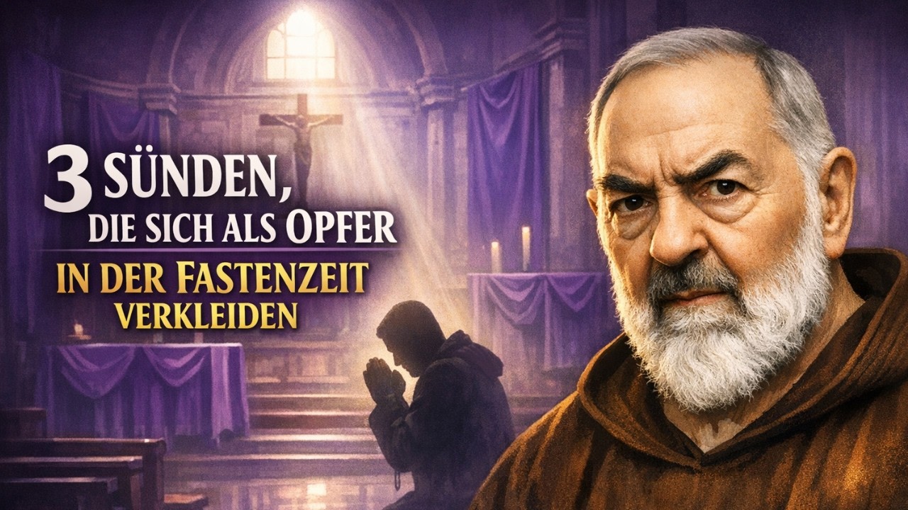 3 Sünden, die sich während der Fastenzeit als Opfer tarnen — Pater Pio