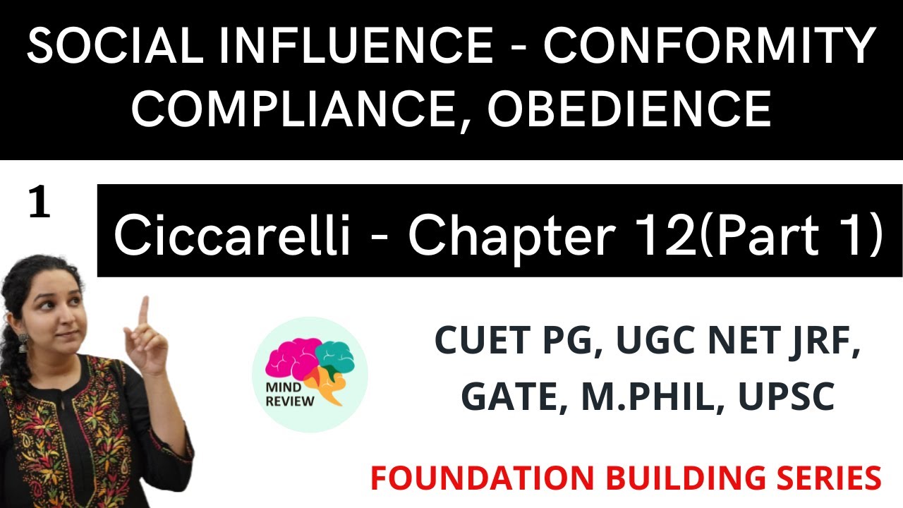 PSYCHOLOGY Ciccarelli Chapter 12 |Part 1 | SOCIAL PSYCHOLOGY - SOCIAL INFLUENCE |Mind Review