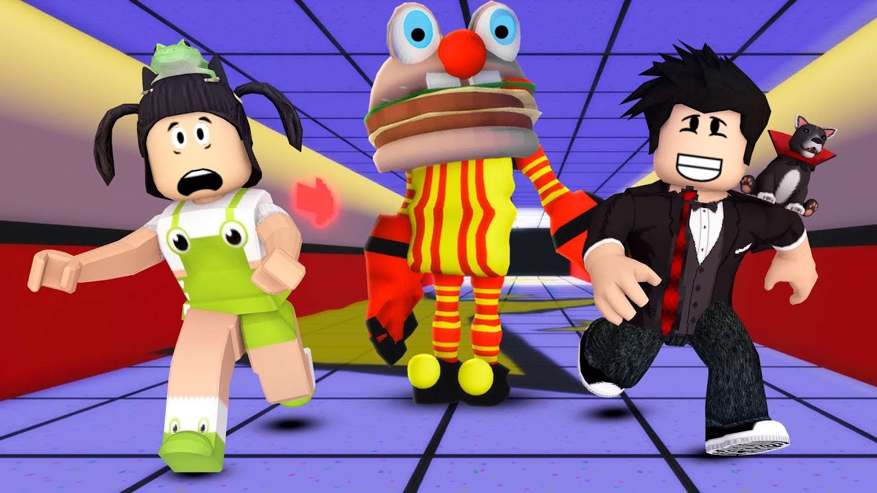 SENHOR CABEÇA DE COMIDA | Roblox - Escape Mr Fast Foods Playhouse