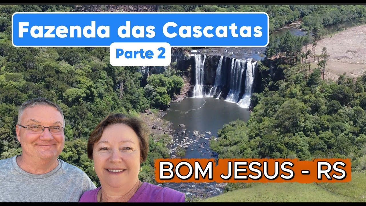 CACHOEIRÃO do Rio CERQUINHA - CAMPING e TRILHAS na Fazenda das Cascatas - Bom Jesus/RS - Parte 2