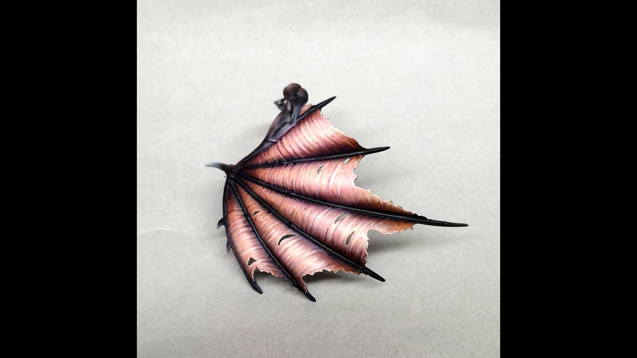 tuto peinture: peindre des ailes membraneuses