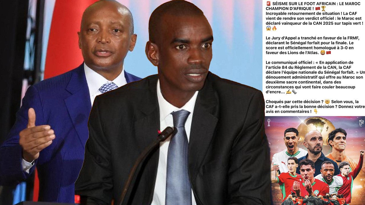 Grosse révélation de Aboubakry Ba sur la décision de la CAF sur le CAN 2025: 