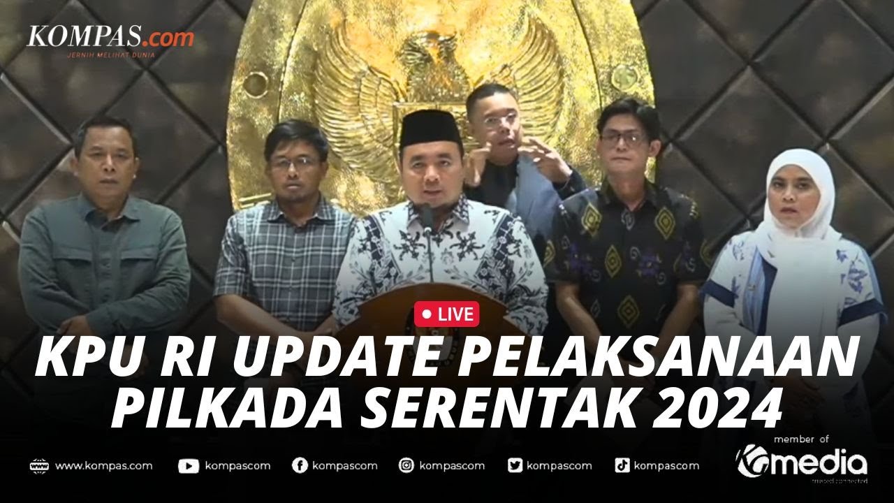 🔴LIVE - KPU Update Pelaksanaan Pemungutan dan Penghitungan Suara Pilkada 2024