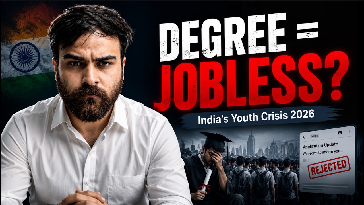 Degree = Jobless? The Harsh Truth About India&rsquo;s Youth Crisis 2026