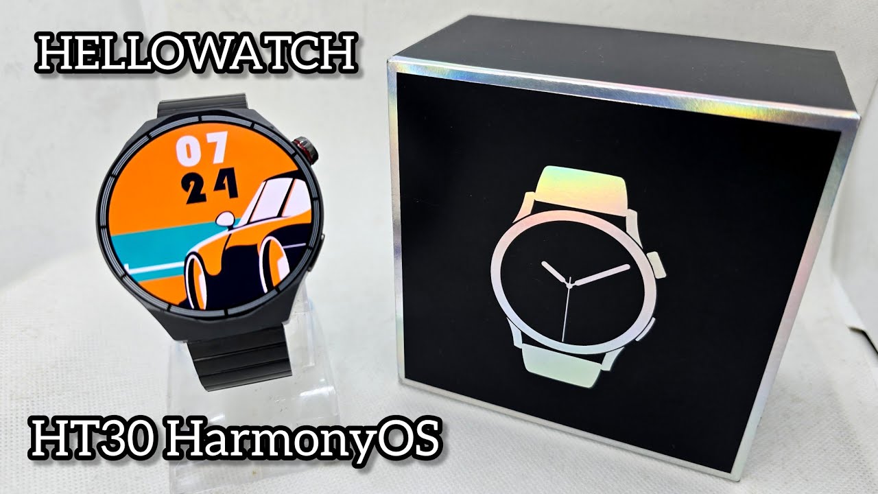 Hellowatch Ht30 HarmonyOS Smartwatch | Latest Smartwatch in Round Dial Biggest Amoled Display 1.73