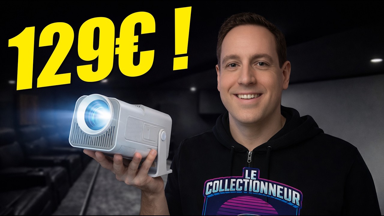 Ce projecteur WOLFANG à 129€ avec NETFLIX officiel… je ne m’y attendais pas 😱
