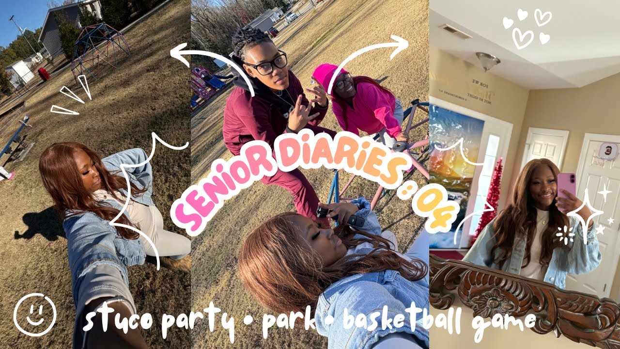 SENIOR DIARIES 04 :) stuco party + park + basketball game 