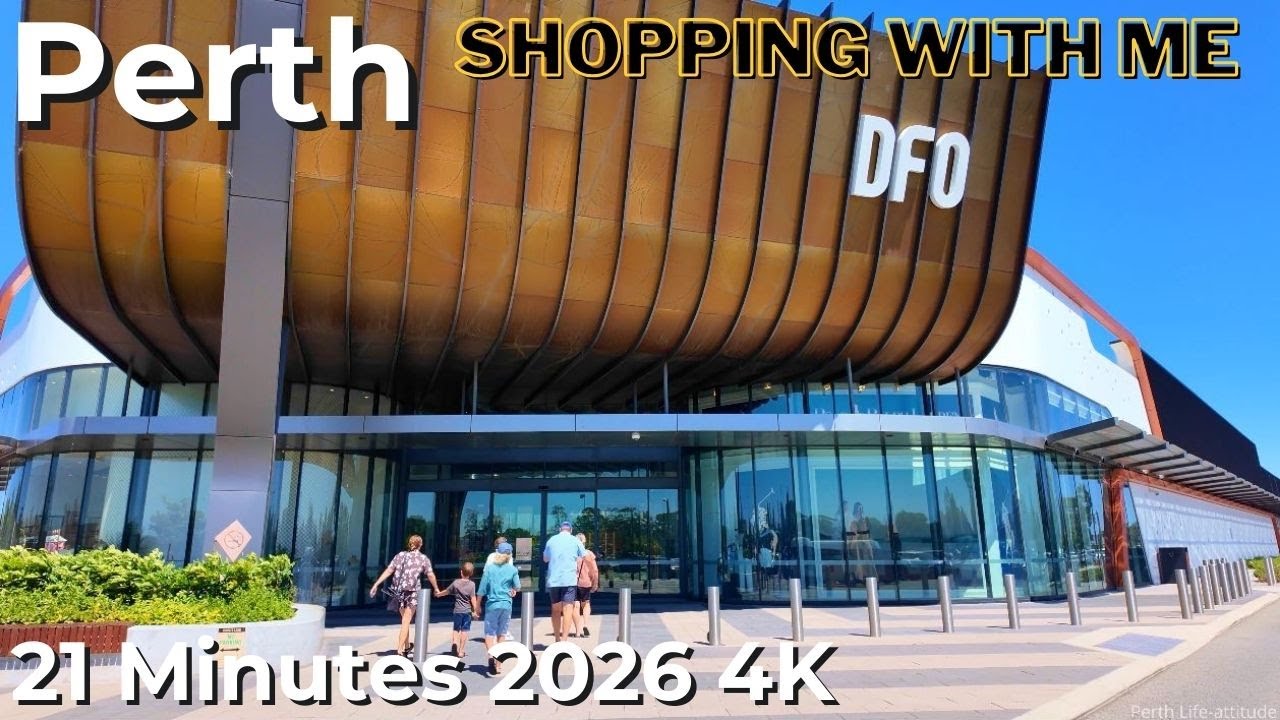 Perth Shopping With Me 2026 Summer &mdash; DFO Perth Near Costco (4K)