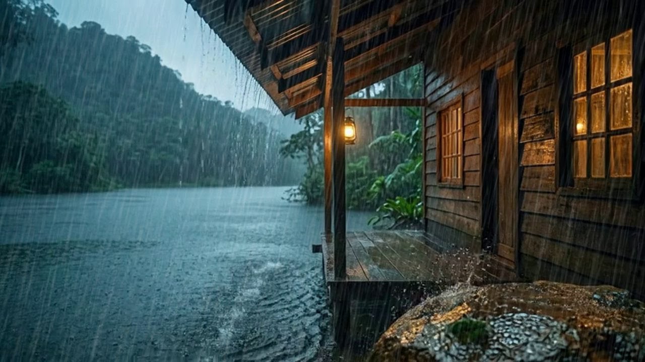 Deep Rest Now 💤 Drift Off Fast 🌧️ Rain Sounds for Ultimate Relaxation and Peace Tonight 🌙