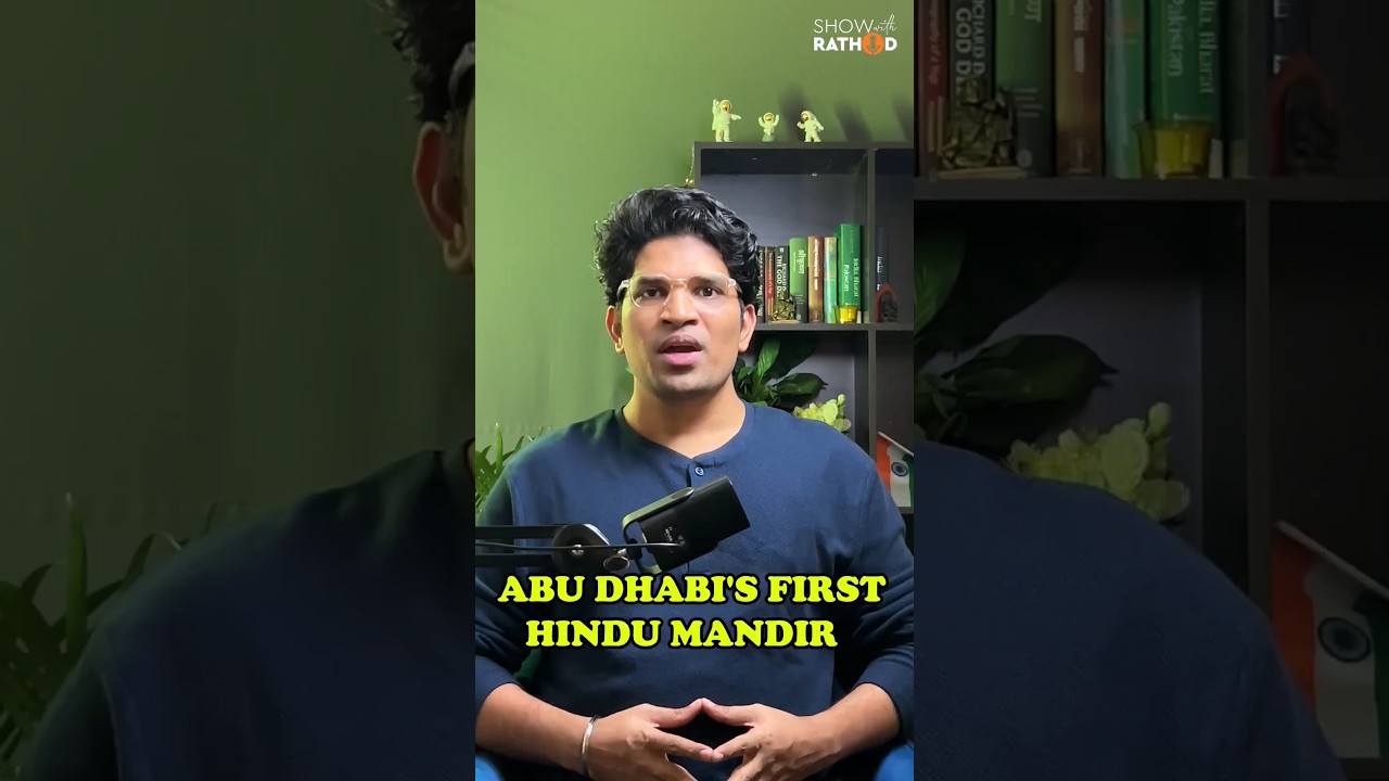 Abu Dhabi ka first Hindu Mandir #shortsvideo #bapsswaminarayanmandir #ahlanmodi