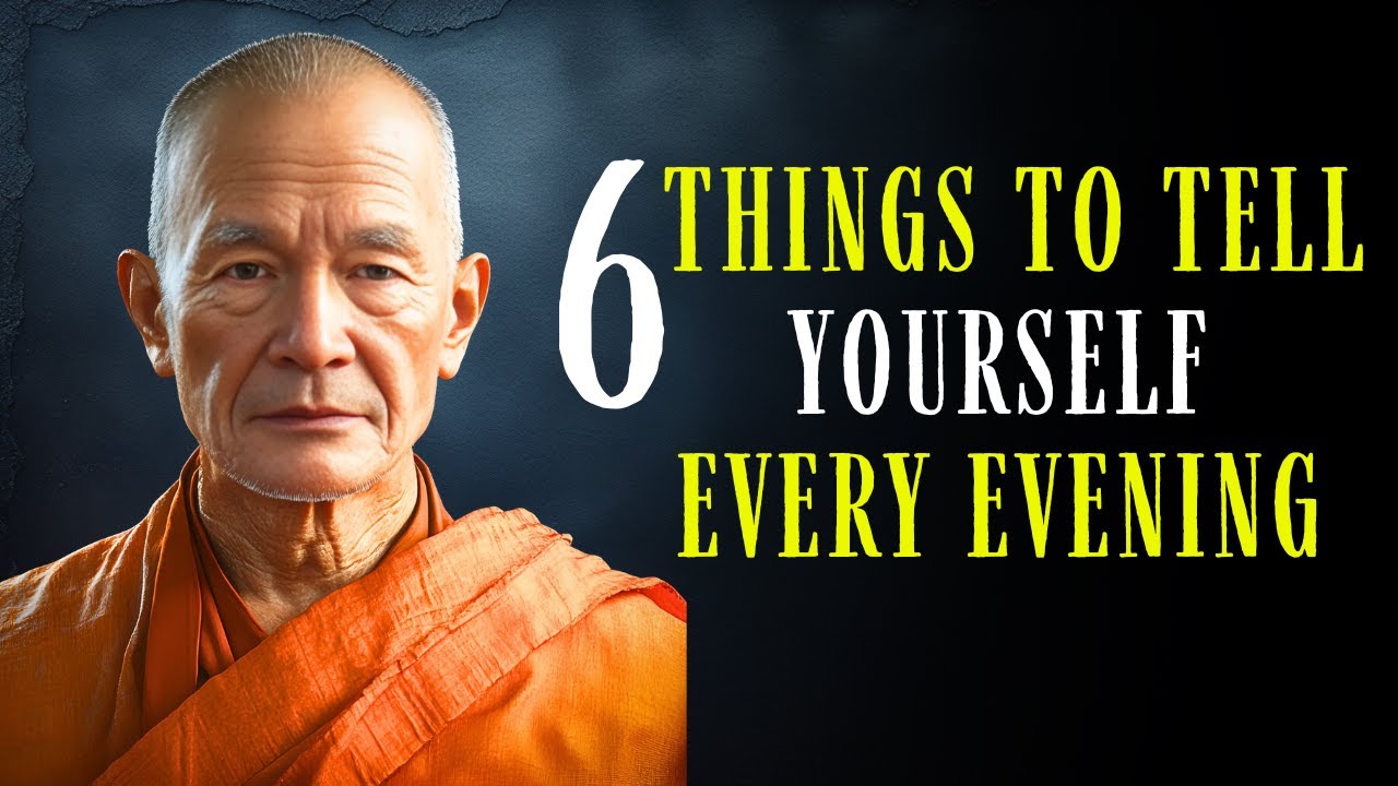 6 Powerful Things to Tell Yourself Every Evening | Buddhist Wisdom to End Your Day Calmly