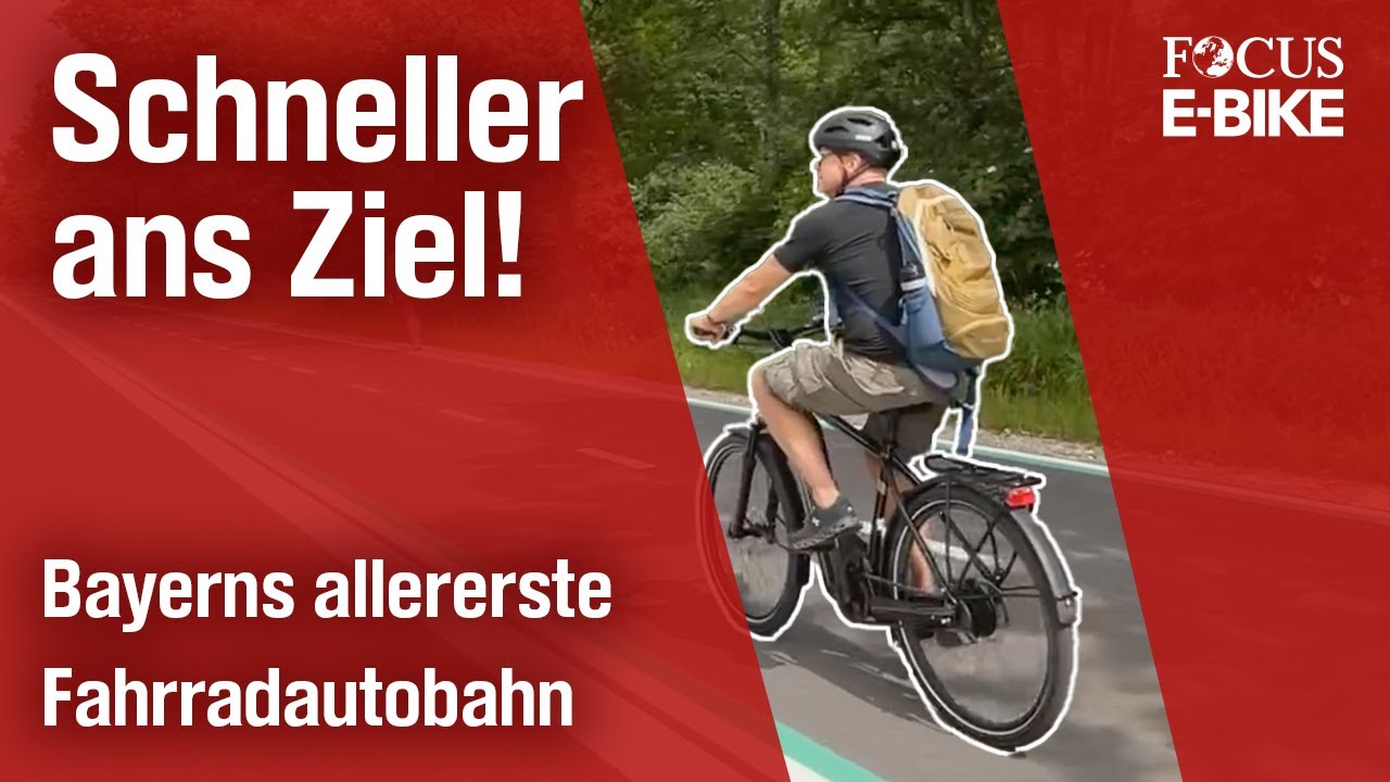Erkundungstour auf Bayerns erstem Radschnellweg