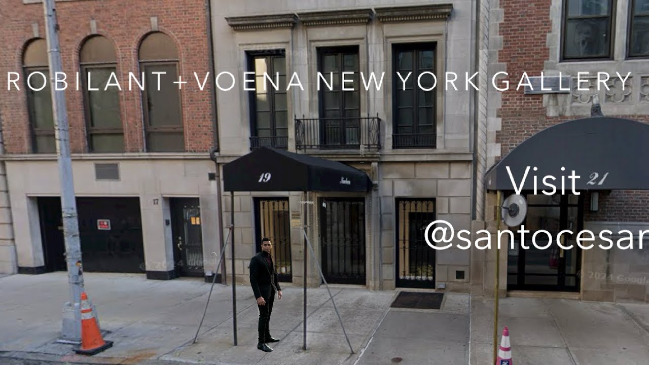 Visit to Robilanrvoena New York Gallery ​⁠@santocesart  ​⁠@robilantvoena 😍🖼️🎨