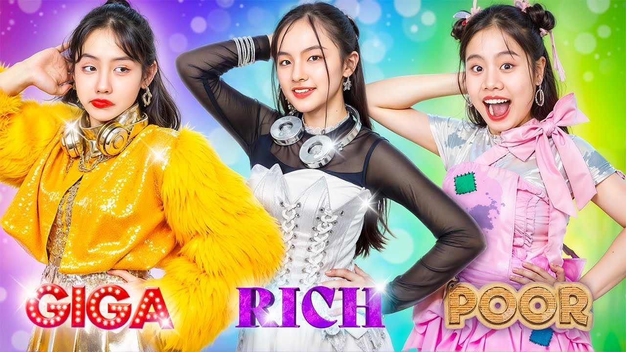 Fille Riche Vs Pauvre Vs Giga Riche Au Concours De Danse! Qui Sera La Meilleure Danseuse?