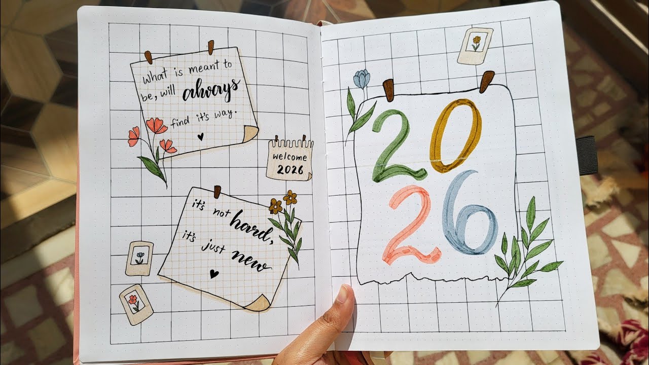 2026 Bullet Journal set-up | Plan With Me | Indian