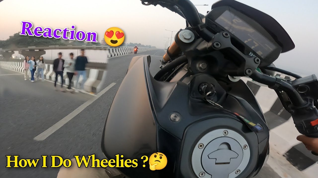How I Do Wheelie Properly 😍😍 || How To Do Wheelie 🔥 Full Tutorial On MT-15 Vlog ||