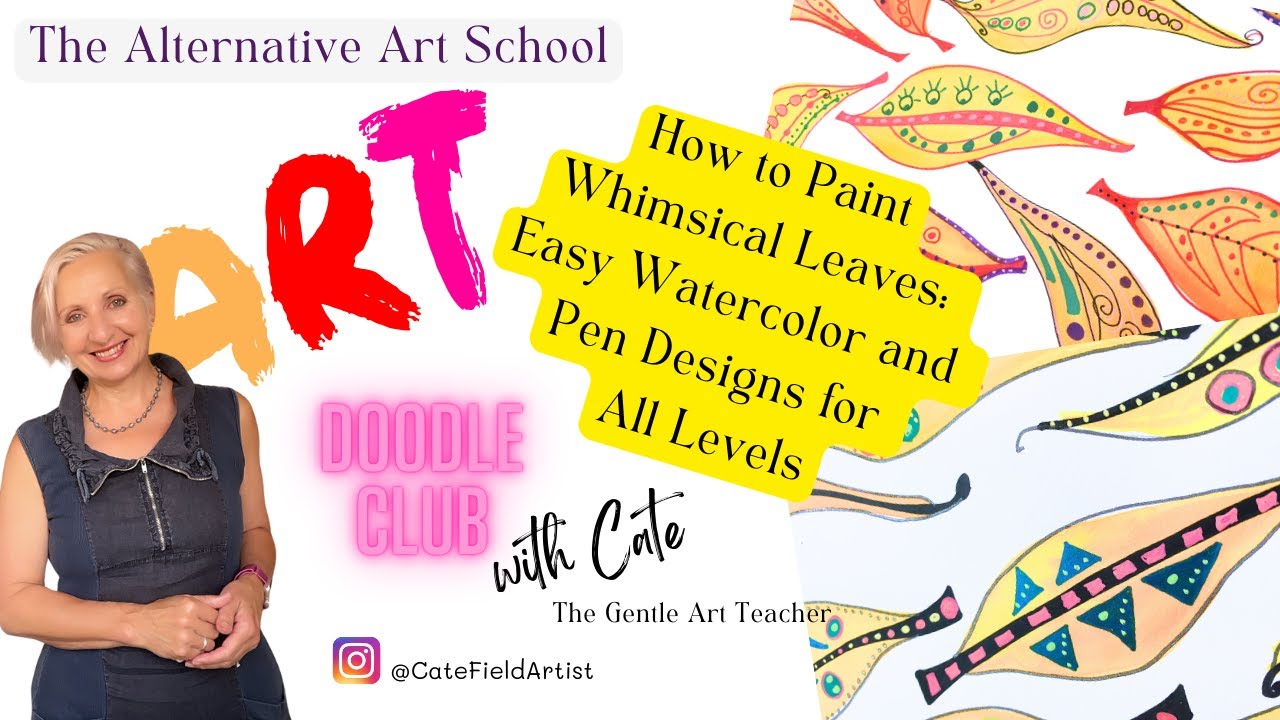 Leaf by Leaf: Fun and Easy Watercolor & Pen Designs for Beginners