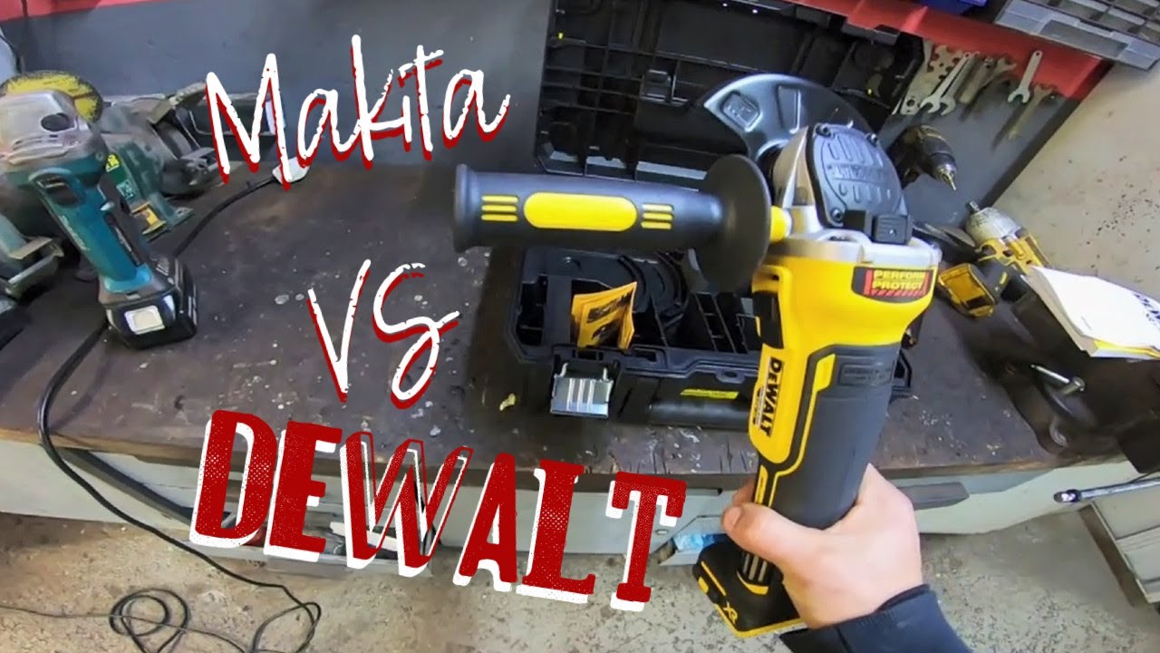 jaka szlifierka akumulatorowa Dewalt czy makita Majster porównuje dwie maszyny #dewalt #makita