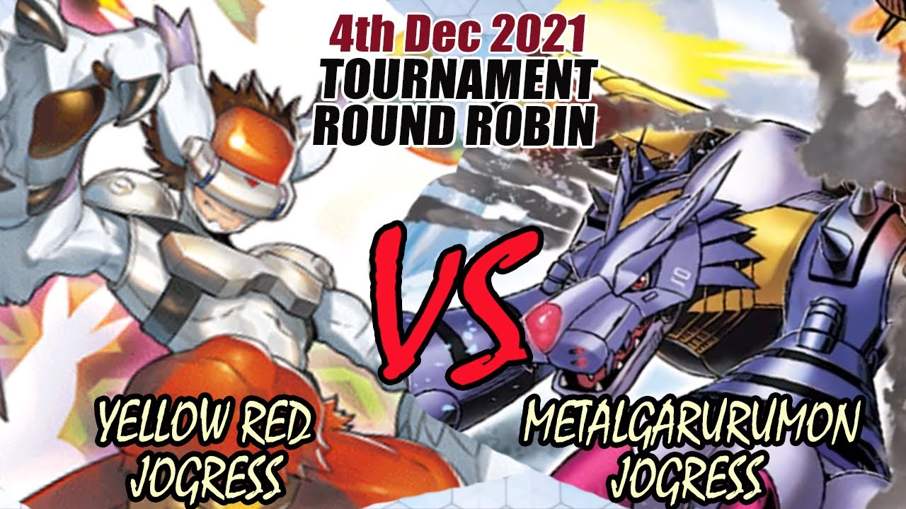 Digimon TCG Yellow Red Jogress Vs Metalgarurmon Jogress Round Robin BO3! - 4th December 2021
