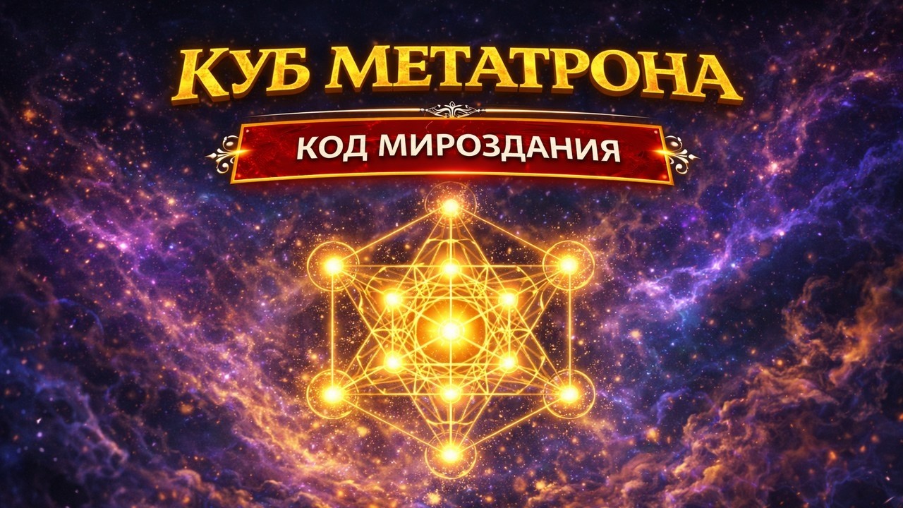 🔷 КУБ МЕТАТРОНА — Тайный код мироздания? | Исповедь архангела