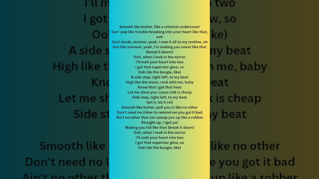 BTS/ butter song lyrics