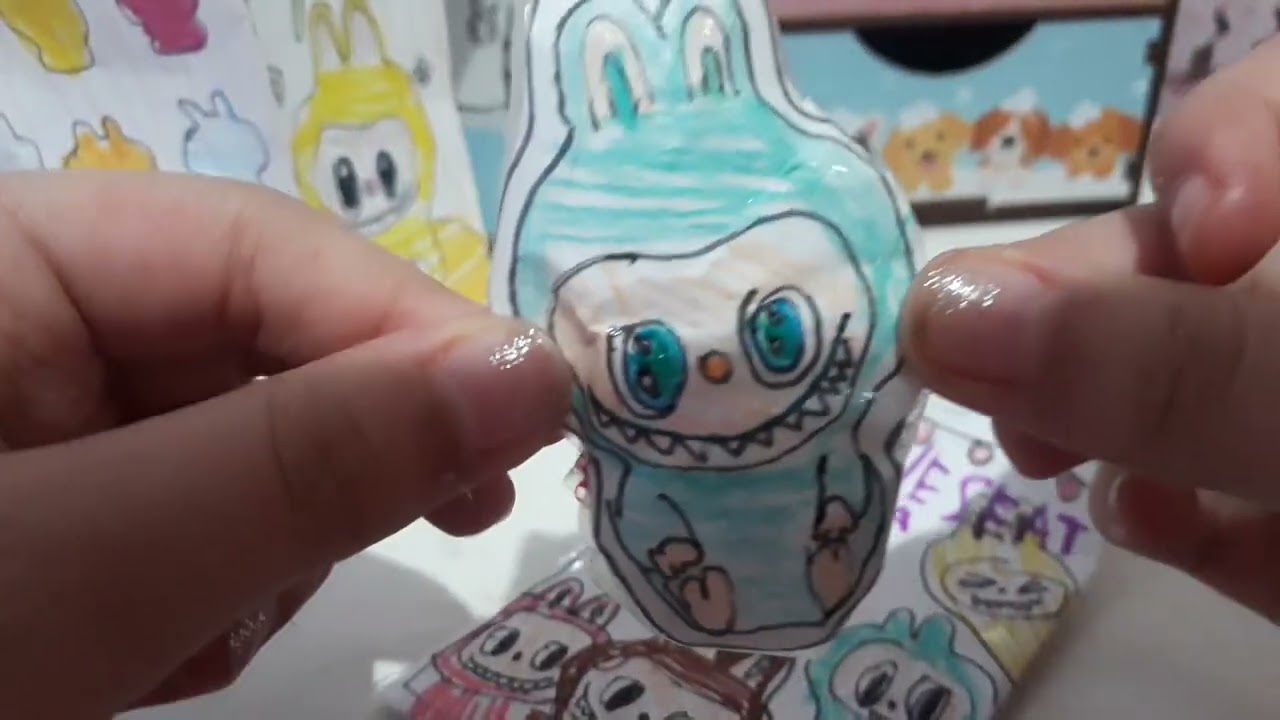 labubu have a seat vs labubu exciting macaron 
