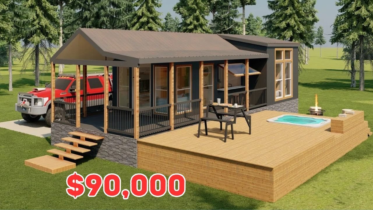 8 AFFORDABLE Tiny Homes with WRAP-AROUND PORCHES You Can Actually Buy Now!