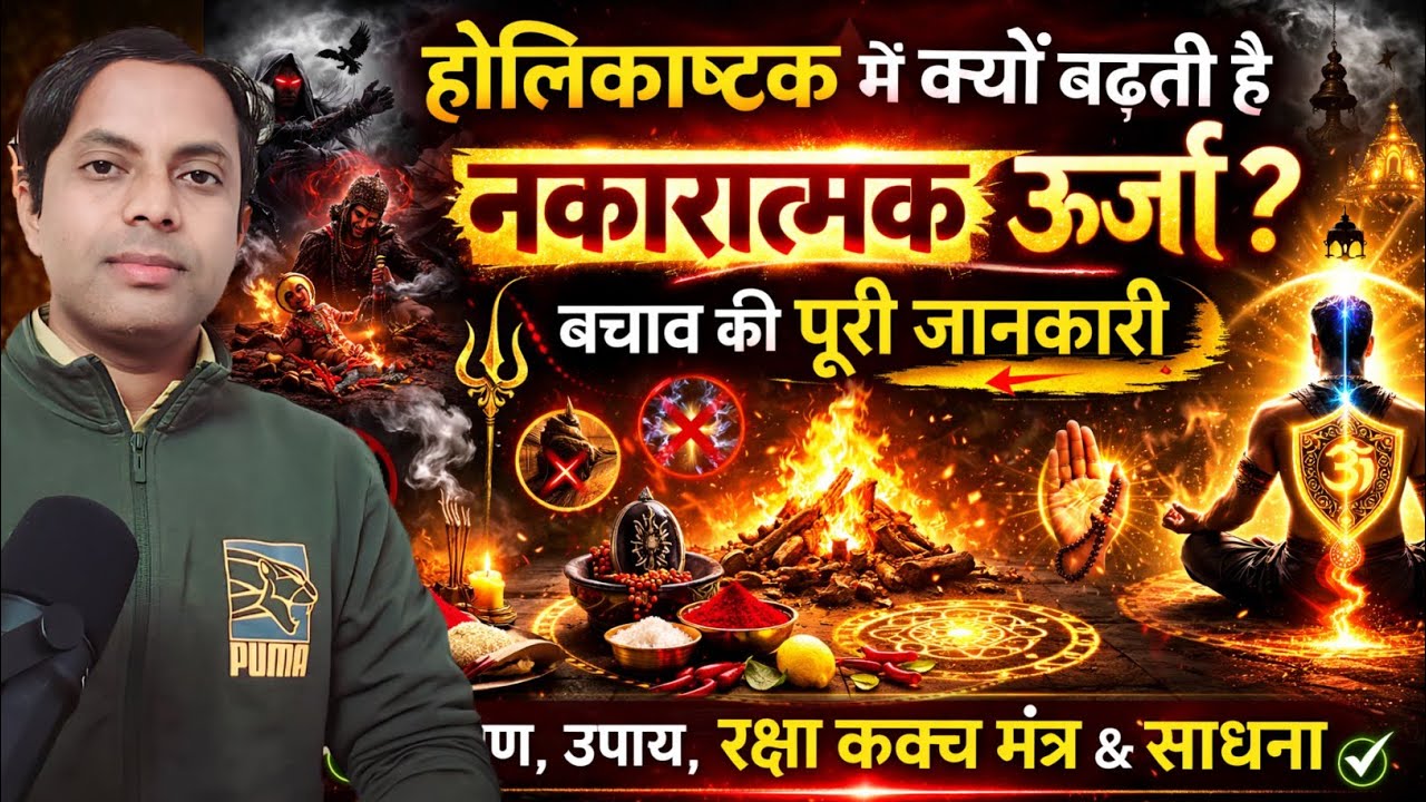 होलिकाष्टक से होली तक: घर और परिवार की सुरक्षा कैसे करें? ⚠️ ये 8 उपाय जरूर करें! By Vikas Saini