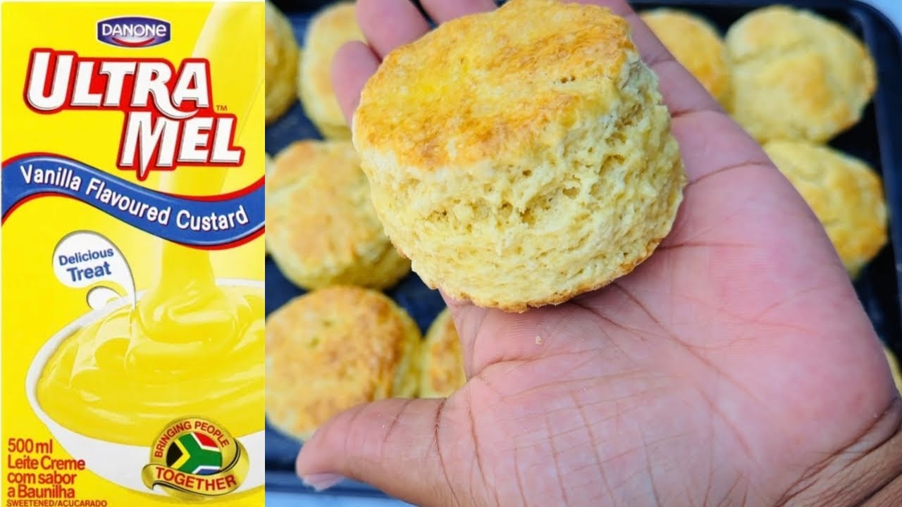 Soft and Fluffy Custard Scones Recipe | How To make Custard Scones | Soft Fluffy Scones Recipe