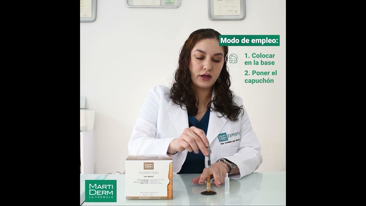 Ampolletas para Disminuir Manchas con la Dra. Cristina Lazo | MartiDerm