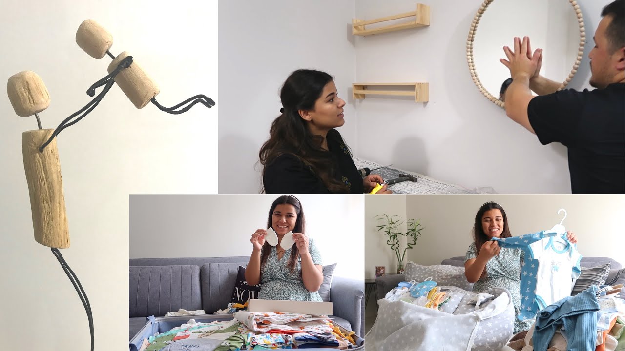 KAYINVALİDEMİN BEBEĞİMİZE HAZIRLIKLARI|ÇOCUK ODASI DEKORU|KIYAFETLERİ YIKAMAYA BAŞLADIK👶🏻