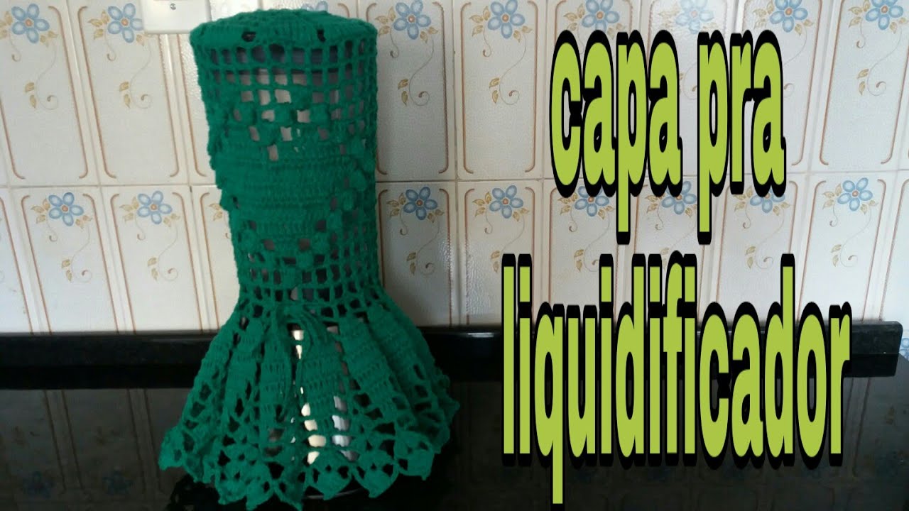 Capa pra liquidificador parte 1 (jogo de cozinha coração)  Damiana Silva