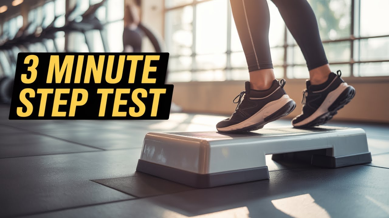 3-Minute Step Test Timer | Test Aerobic Fitness | With Instructions & Norms