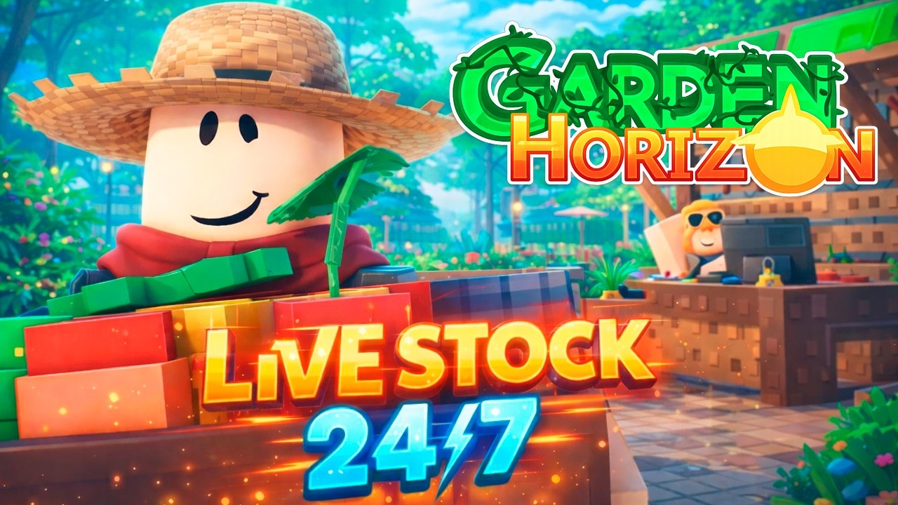 GARDEN HORIZONS 24/7 LIVE STOCK & TRADE 🔴 ROBLOX