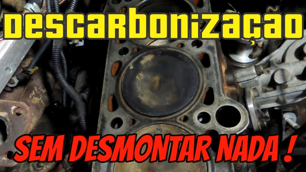 Como #descarbonizar cabeça dos pistões sem desmontar nada #car80