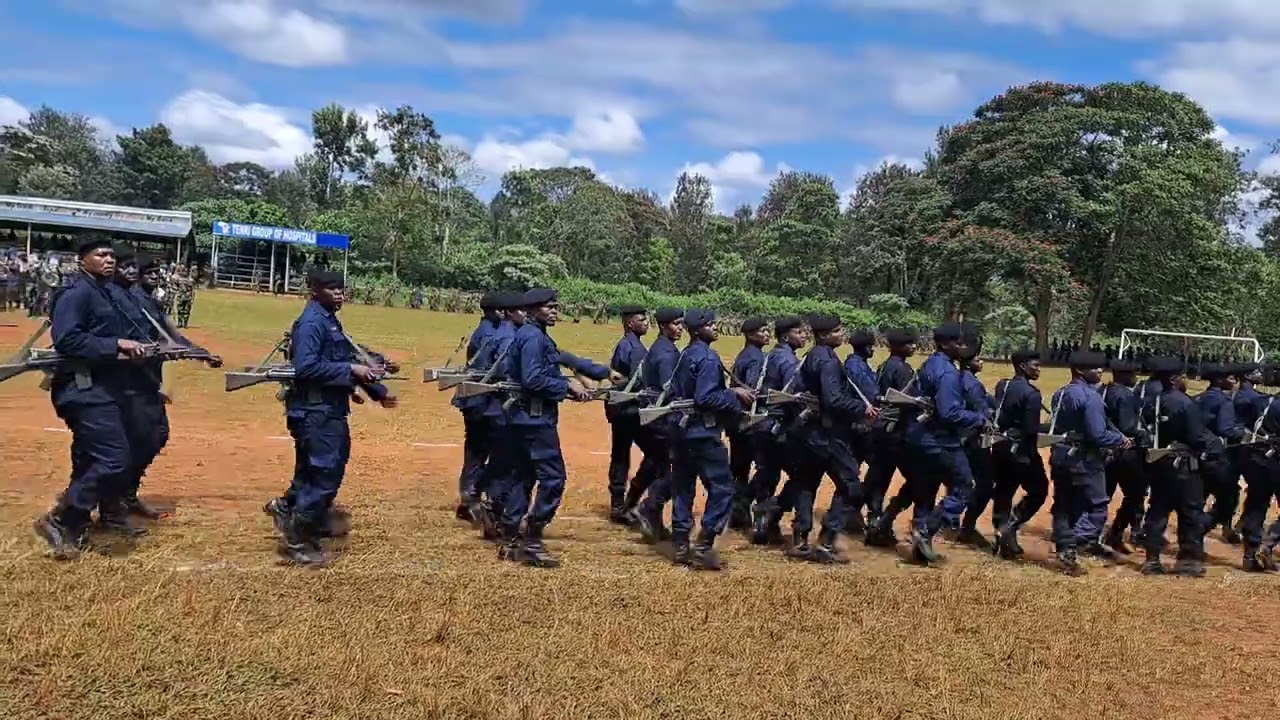 KENYA COAST GUARD PARADE REHASALS FOR MADARAKA DAY AT EMBU 2023.