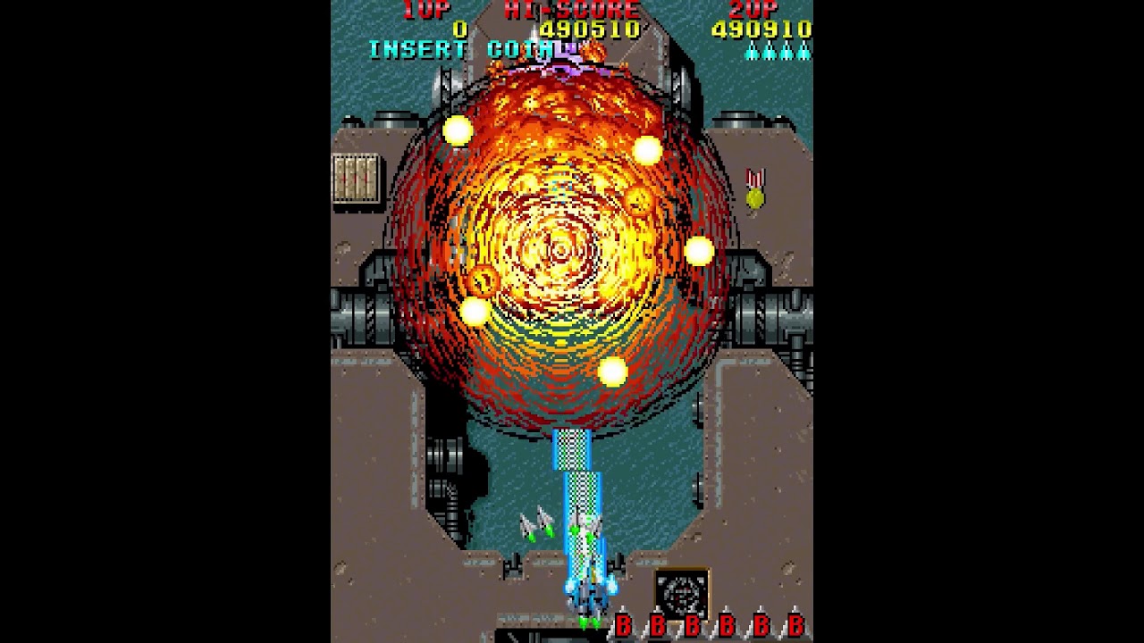 Raiden (Arcade) - Full Run with No Deaths (Loop 1)