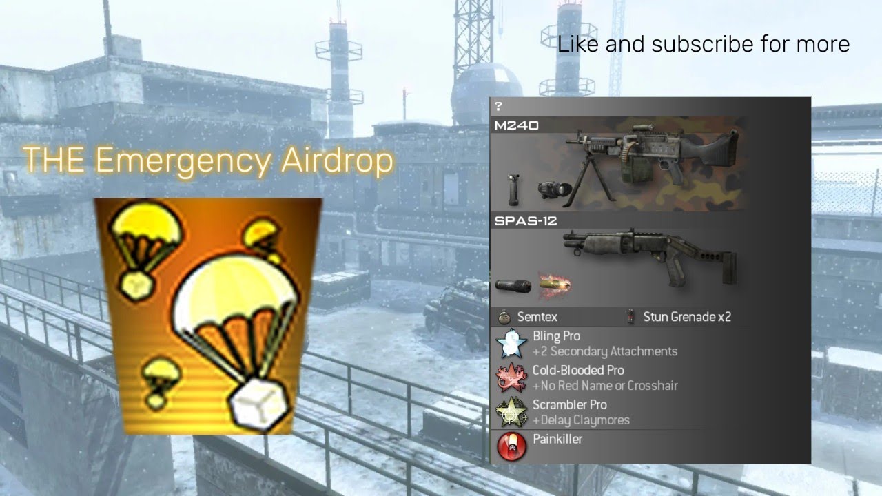 Terrible Class Emergency Airdrop (Modern Warfare 2 2009)