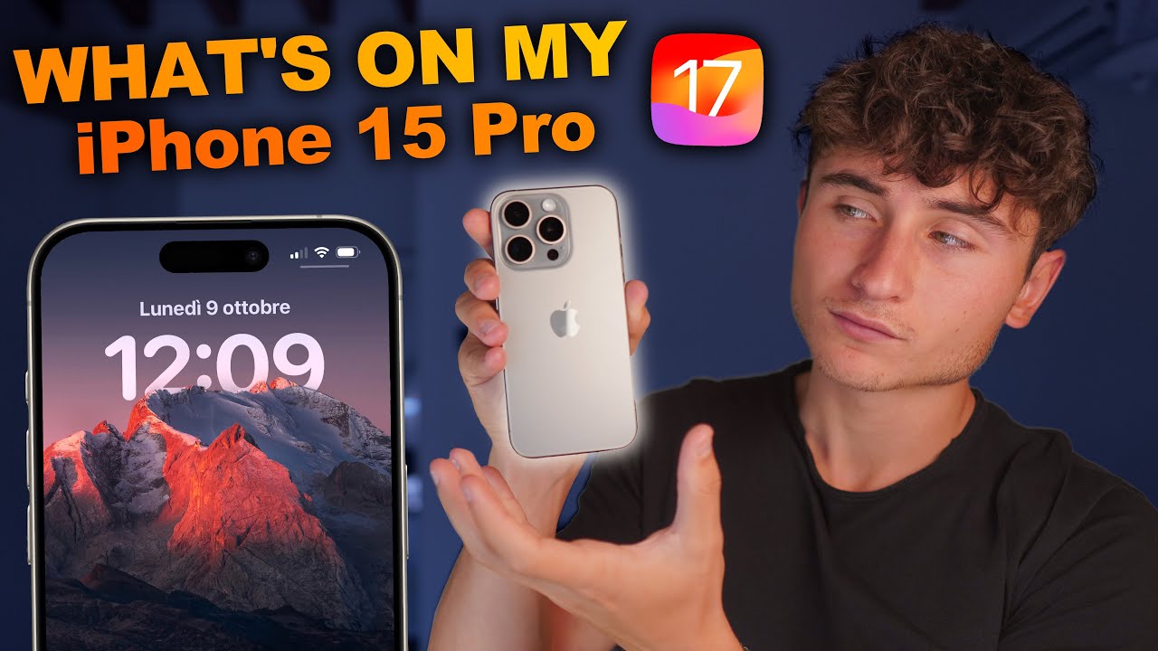 COSA C’È nel mio iPHONE 15 Pro con iOS 17!