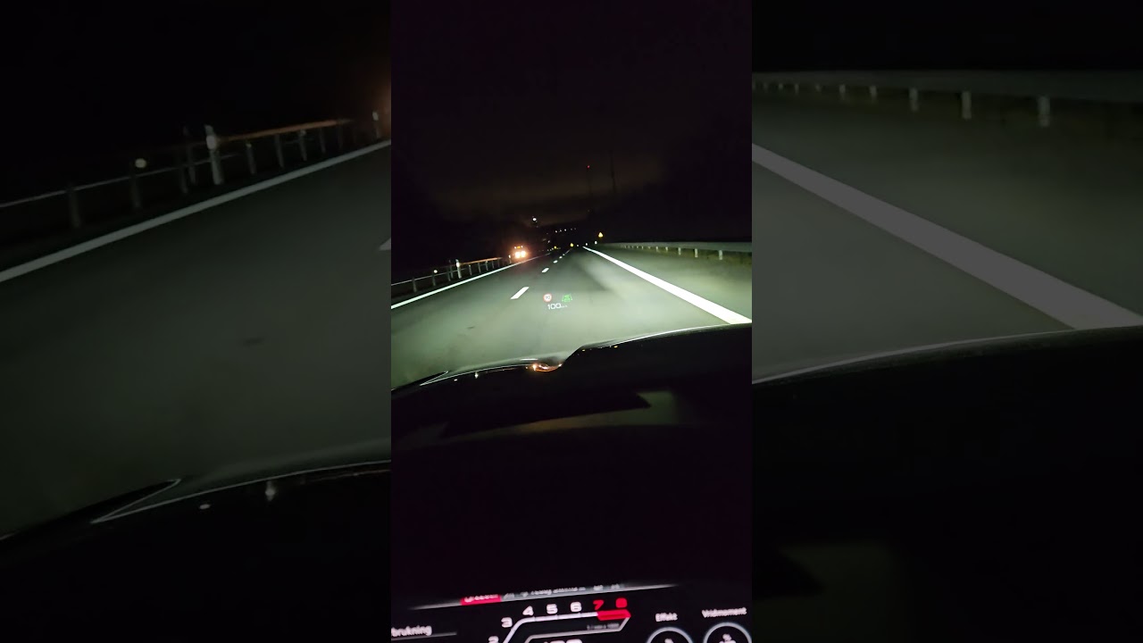 MATRIX HEADLIGHTS ARE VERY IMPRESSIVE #carreview #audi #matrix #led #laser #rs6 #tiktok #facebook