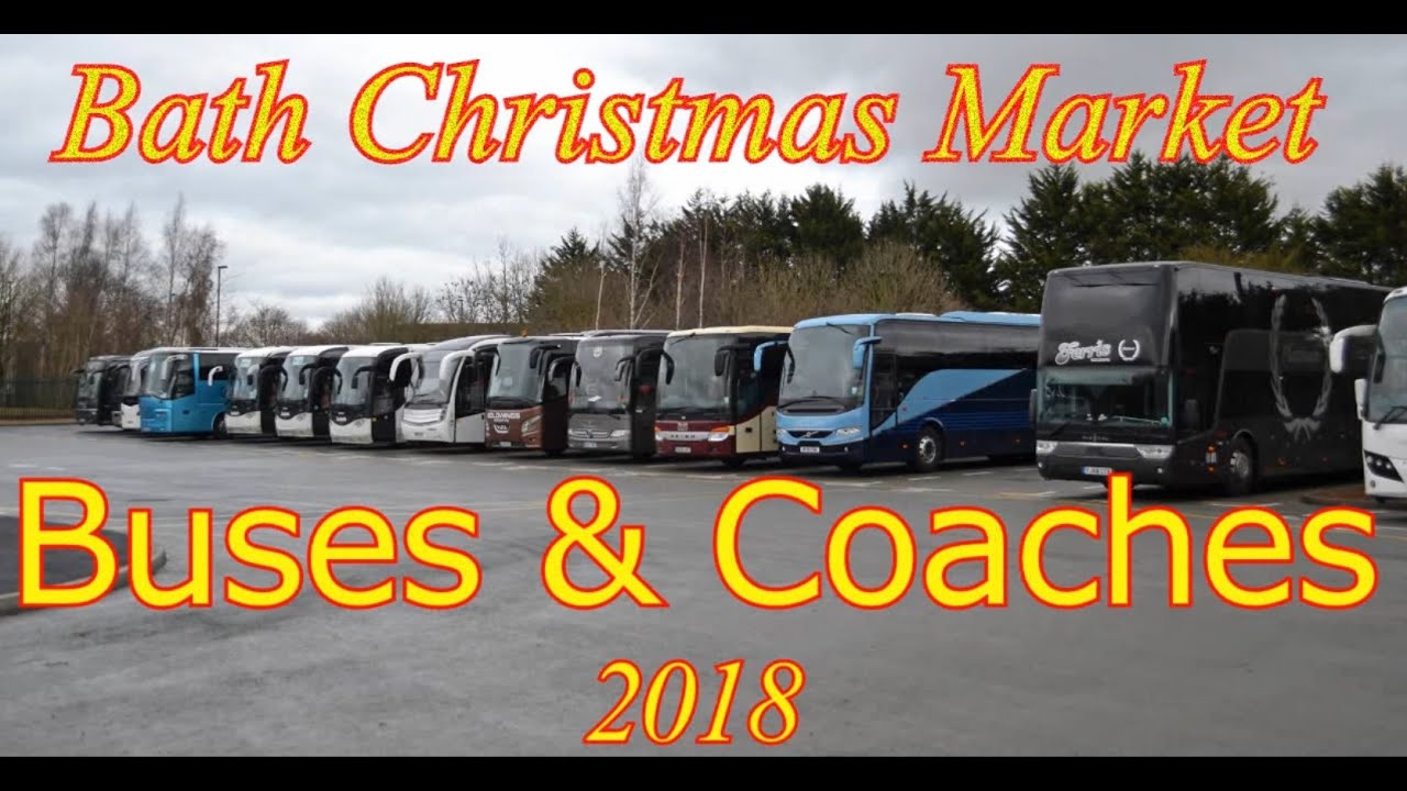 Buses and Coaches at Bath Christmas Market 2018