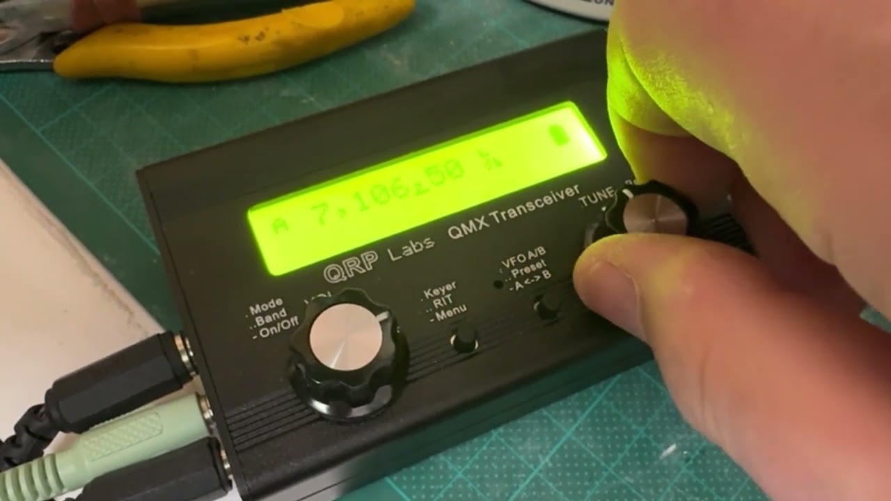 QRP-Labs QMX Sideband operation