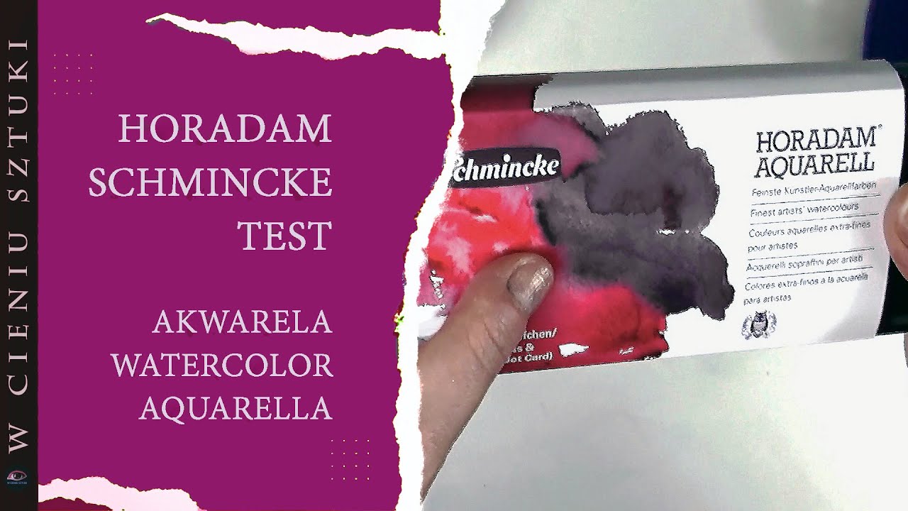 Schmincke Horadam akwarele - test