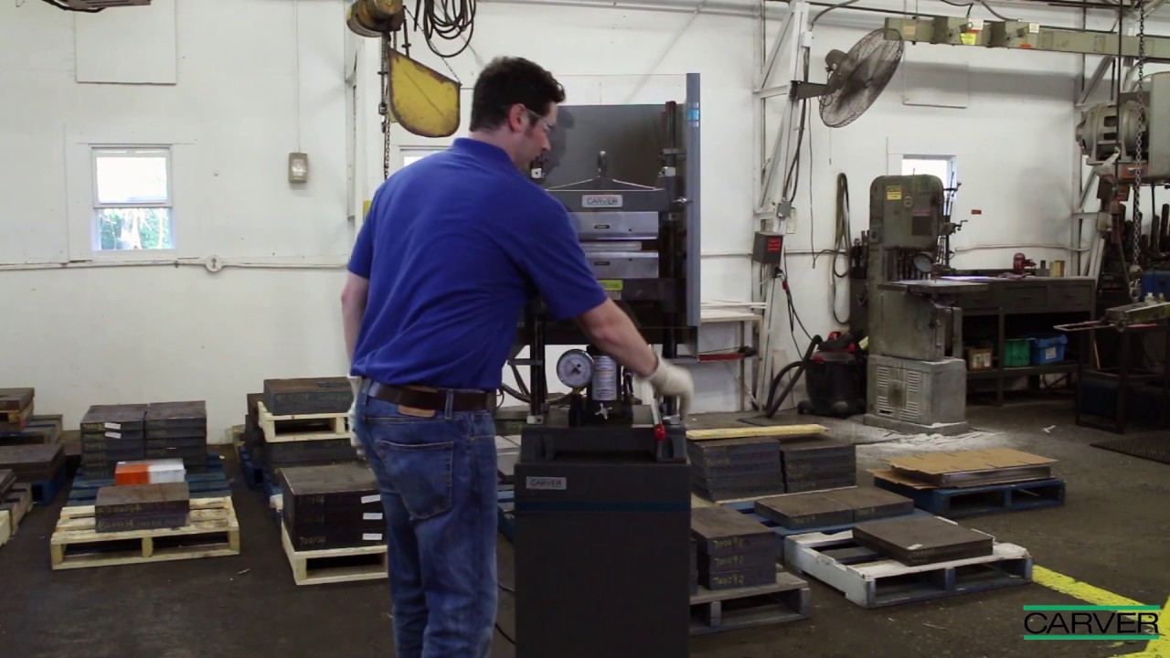 How to operate a Carver Manual Hydraulic Press ... Operation Overview