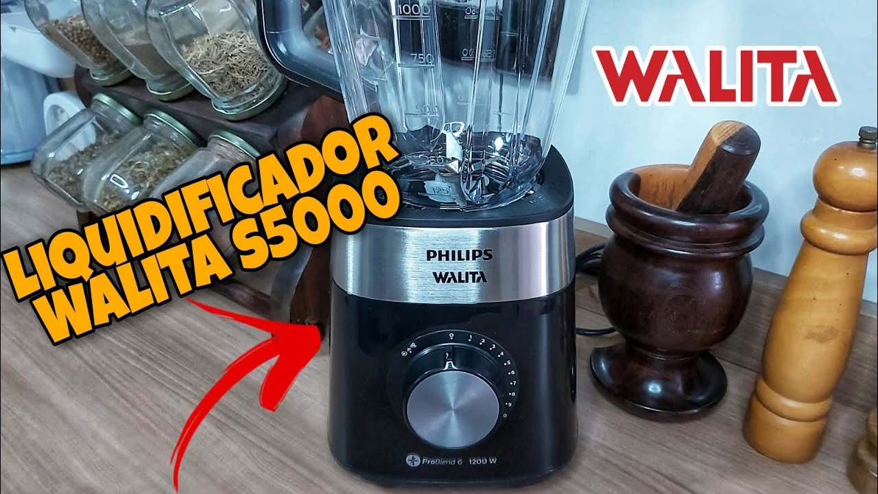 NOVO LIQUIDIFICADOR WALITA, MODELO RI2242/91 SÉRIE 5000, 1200W