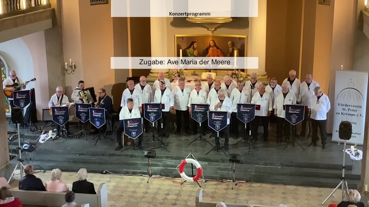 Ave Maria der Meere beim Shantykonzert 2024 in St. Peter zu Krempe
