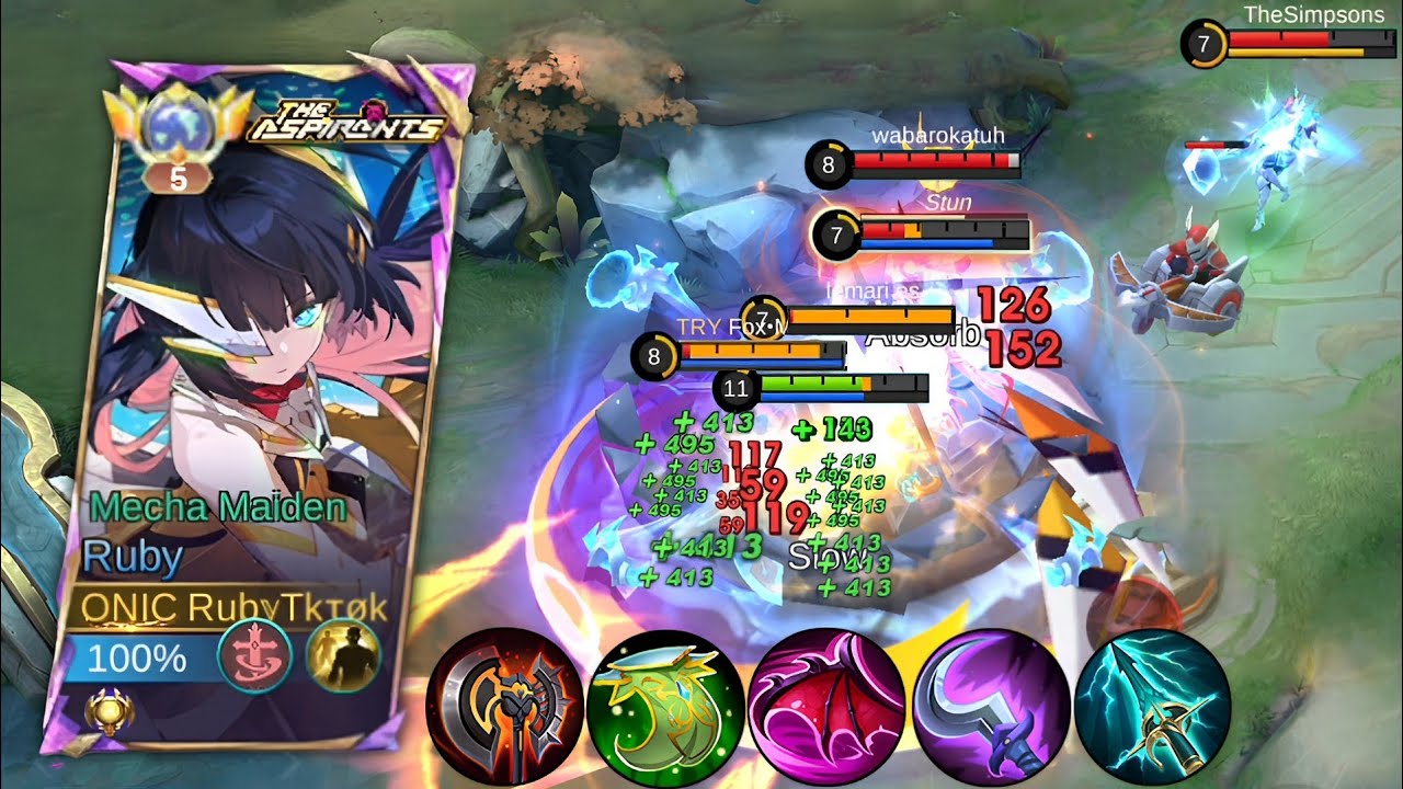 Item Ruby Buat Musuh Kena Mental, Full Spell Vamp, Full Cooldown!!